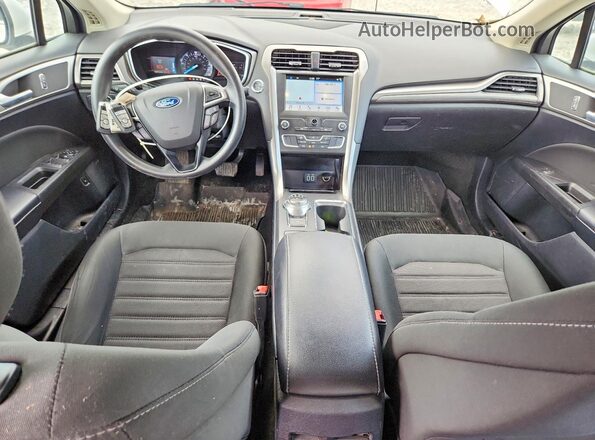 3FA6P0LU0KR254840 2019 FORD FUSION White Widok deski rozdzielczej