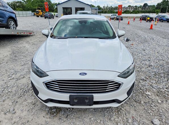 3FA6P0LU0KR254840 2019 FORD FUSION White Widok z przodu