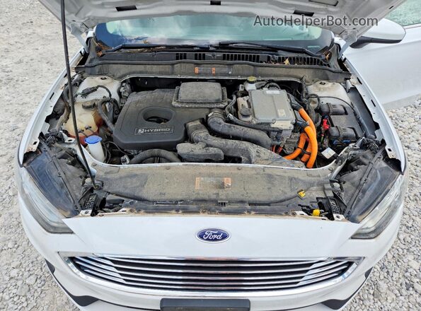 3FA6P0LU0KR254840 2019 FORD FUSION White Widok wnętrza z tyłu