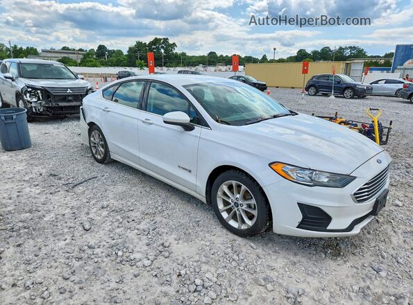 3FA6P0LU0KR254840 2019 FORD FUSION White Przód prawy