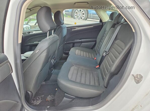 3FA6P0LU0KR254840 2019 FORD FUSION White Widok tylnych siedzeń