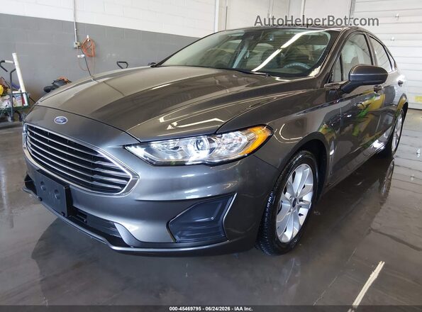 3FA6P0LU0LR119245 2020 FORD FUSION Gray Vista tres cuartos delantera izquierda