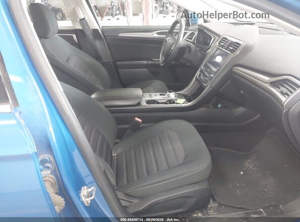 3FA6P0LU0LR201458 2020 FORD FUSION Синий Вид салона спереди