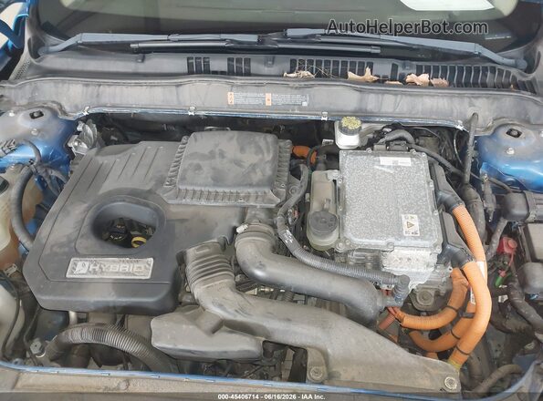 3FA6P0LU0LR201458 2020 FORD FUSION Синий Вид сзади
