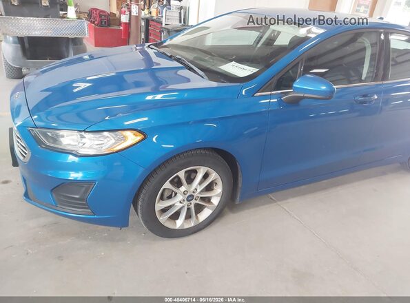 3FA6P0LU0LR201458 2020 FORD FUSION Синий Передняя левая четверть