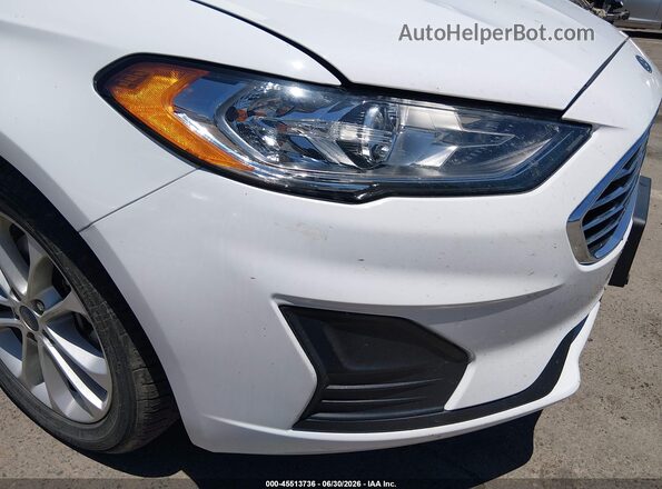 3FA6P0LU0LR231303 2020 FORD FUSION White Vista del cuadro de instrumentos