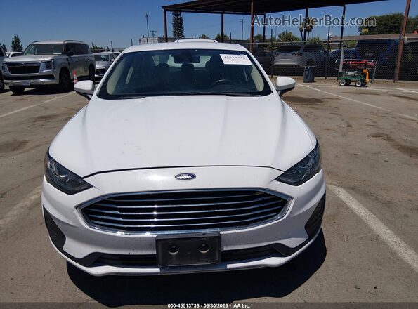 3FA6P0LU0LR231303 2020 FORD FUSION White Vista interior trasera
