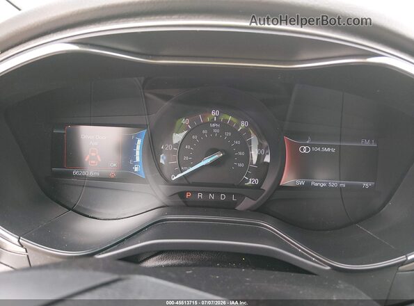 3FA6P0LU0LR244942 2020 FORD FUSION Silver Rear seats view