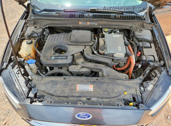 3FA6P0LU1GR195076 2016 FORD FUSION Gray Rear interior view