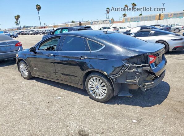 3FA6P0LU1GR389350 2016 FORD FUSION Черный Задняя левая четверть