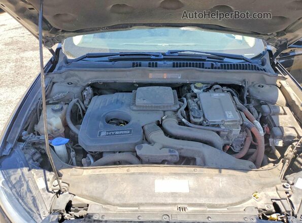 3FA6P0LU1GR389350 2016 FORD FUSION Черный Вид задней части салона