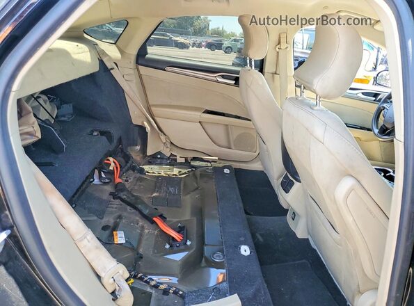 3FA6P0LU1GR389350 2016 FORD FUSION Черный Вид задних сидений