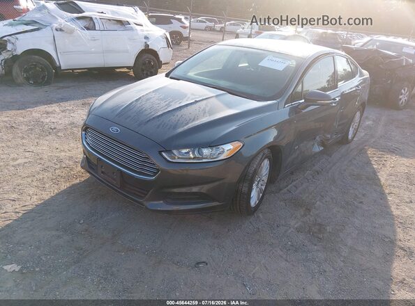 3FA6P0LU1GR403554 2016 FORD FUSION HYBRID Gray Front left