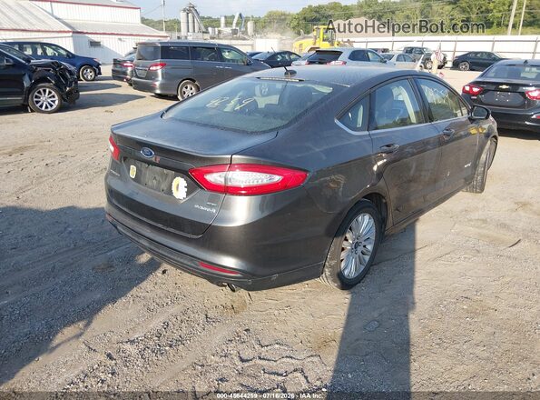 3FA6P0LU1GR403554 2016 FORD FUSION HYBRID Gray Rear right