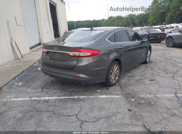 3FA6P0LU1HR157834 2017 FORD FUSION HYBRID Gray Հետևի աջ