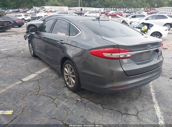 3FA6P0LU1HR157834 2017 FORD FUSION HYBRID Gray Հետևի ձախ