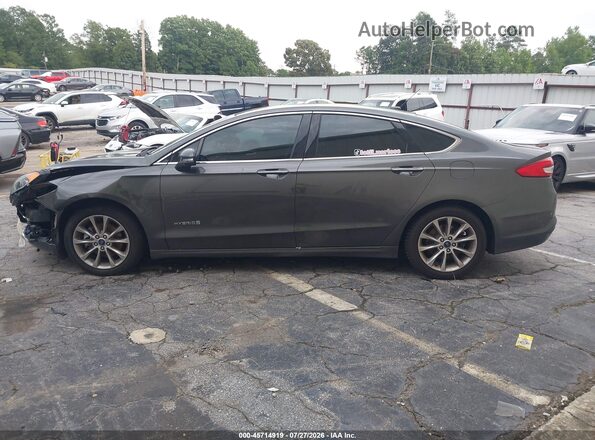 3FA6P0LU1HR157834 2017 FORD FUSION HYBRID Gray Սալոնի 360 աստիճան տեսք