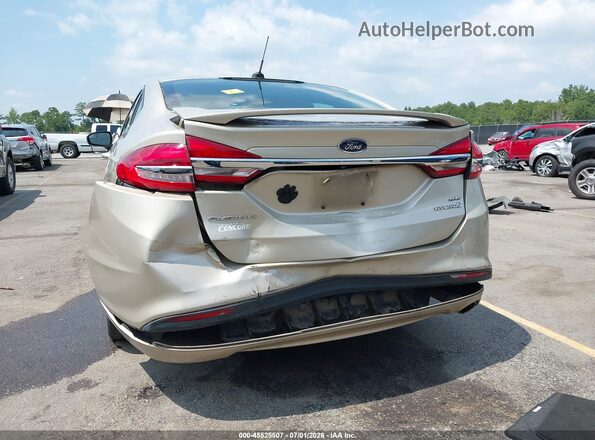 3FA6P0LU1HR296071 2017 FORD FUSION HYBRID Beige Widok z przodu