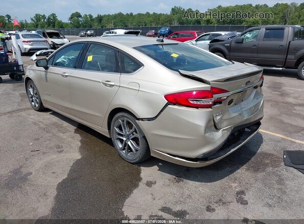 3FA6P0LU1HR296071 2017 FORD FUSION HYBRID Beige Tył lewy
