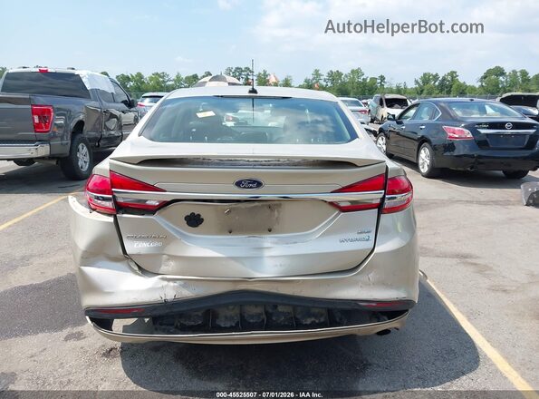 3FA6P0LU1HR296071 2017 FORD FUSION HYBRID Beige 