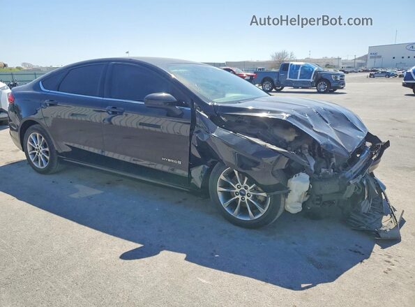 3FA6P0LU1HR366751 2017 FORD FUSION Black Առջևի աջ
