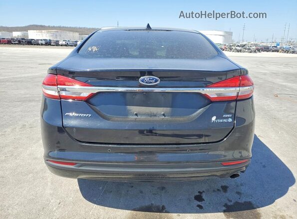 3FA6P0LU1HR366751 2017 FORD FUSION Black Հետևի տեսք