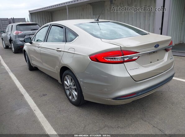 3FA6P0LU1HR385722 2017 FORD FUSION HYBRID Gold უკანა მარცხენა