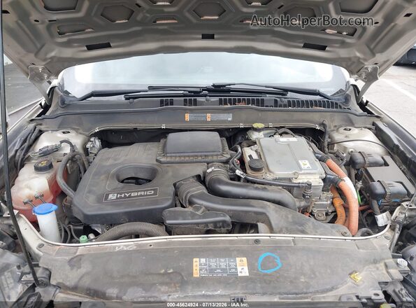 3FA6P0LU1HR385722 2017 FORD FUSION HYBRID Gold უკანა ხედი