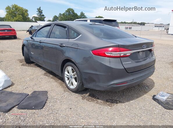 3FA6P0LU1JR173425 2018 FORD FUSION HYBRID Черный Задняя левая четверть