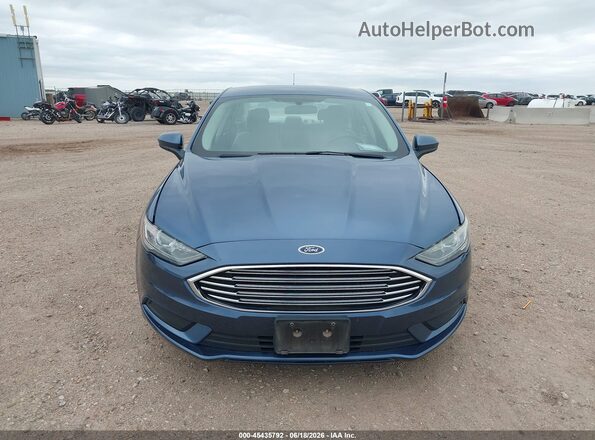 3FA6P0LU1JR212725 2018 FORD FUSION HYBRID Blue 