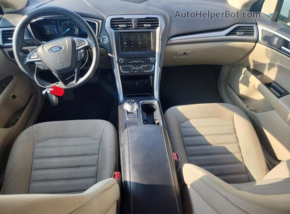 3FA6P0LU1JR227502 2018 FORD FUSION Белый Вид панели приборов