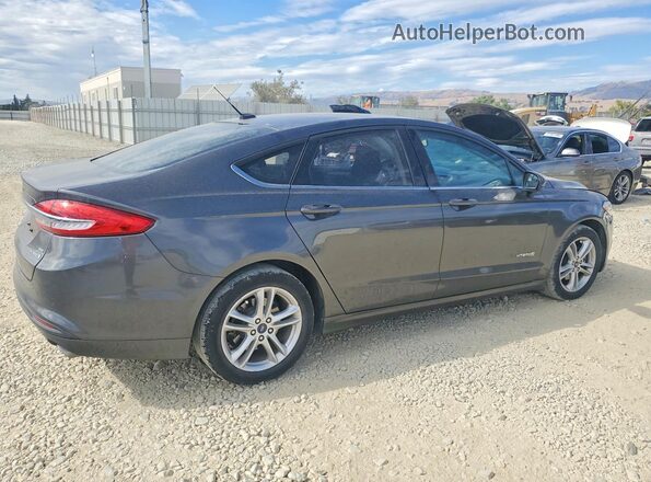 3FA6P0LU1JR277655 2018 FORD FUSION Black Задня права чверть