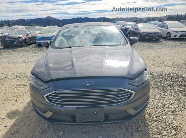 3FA6P0LU1JR277655 2018 FORD FUSION Black Вид спереду
