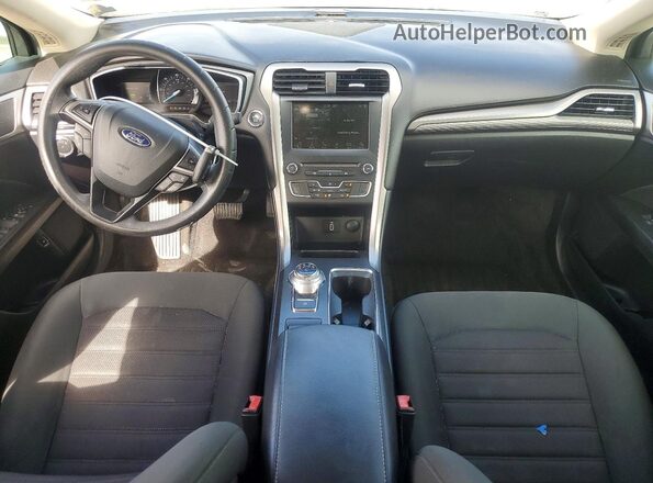 3FA6P0LU1JR277655 2018 FORD FUSION Black Вид панелі приладів
