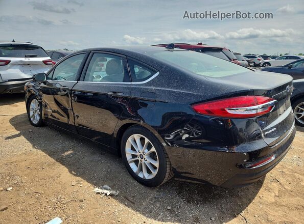 3FA6P0LU1KR106552 2019 FORD FUSION Черный Задняя левая четверть
