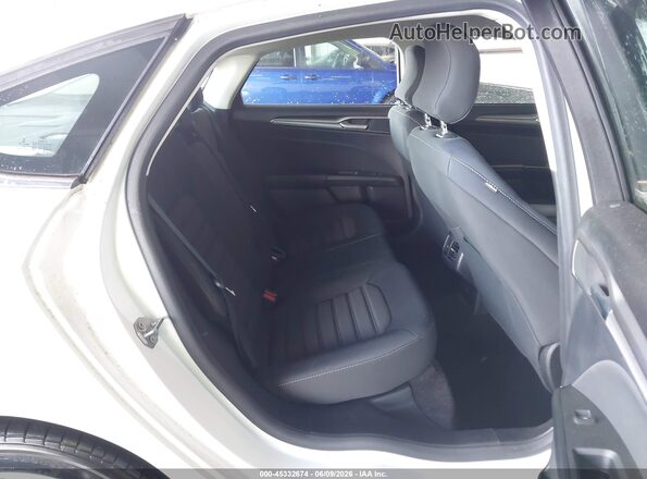 3FA6P0LU1KR115736 2019 FORD FUSION HYBRID White Vista de la etiqueta del VIN