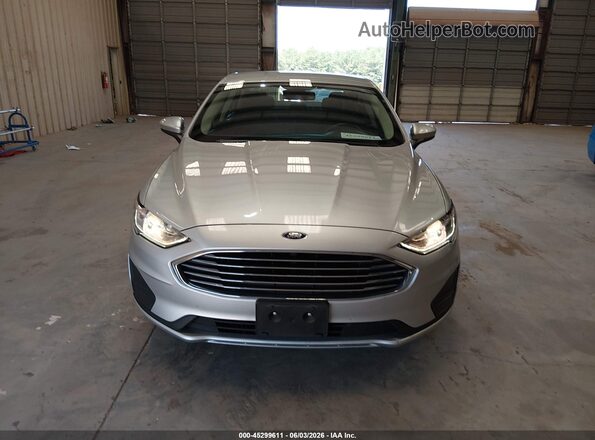 3FA6P0LU1KR149532 2019 FORD FUSION HYBRID Silver უკანა სალონის ხედი