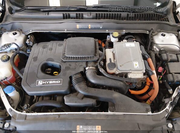 3FA6P0LU1KR149532 2019 FORD FUSION HYBRID Silver უკანა ხედი