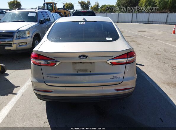 3FA6P0LU1KR203962 2019 FORD FUSION HYBRID Бежевый 
