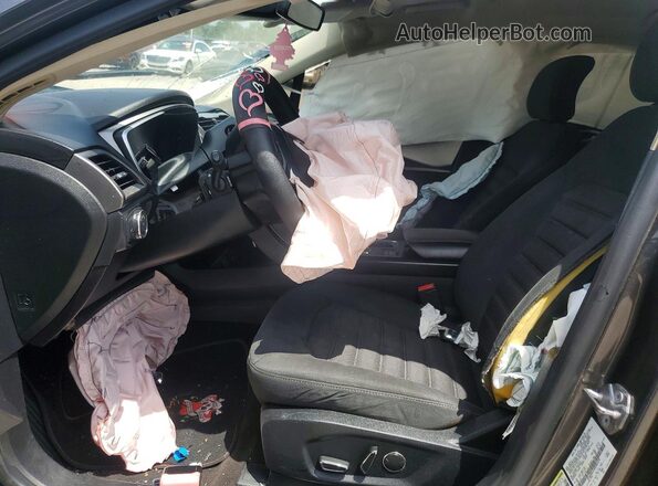 3FA6P0LU1KR205579 2019 FORD FUSION Gray Вид салону спереду
