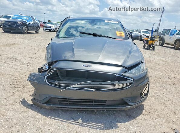 3FA6P0LU1KR205579 2019 FORD FUSION Gray Вид спереду