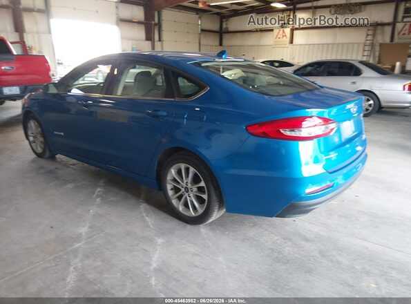 3FA6P0LU1KR223161 2019 FORD FUSION HYBRID Blue უკანა მარცხენა