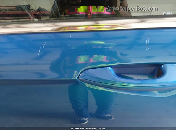 3FA6P0LU1KR223161 2019 FORD FUSION HYBRID Blue ხელსაწყოთა პანელის ხედი