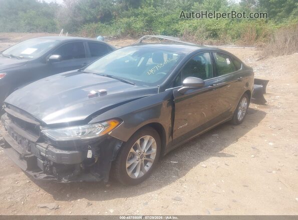 3FA6P0LU1KR274756 2019 FORD FUSION HYBRID Серый Передняя левая четверть