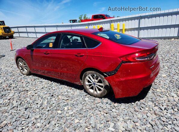 3FA6P0LU1LR123188 2020 FORD FUSION Red უკანა მარცხენა