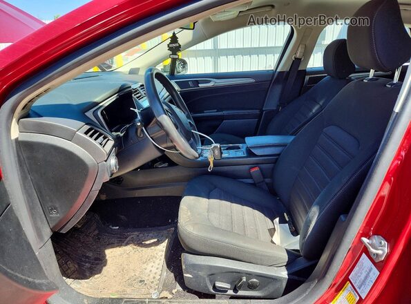 3FA6P0LU1LR123188 2020 FORD FUSION Red წინა სალონის ხედი