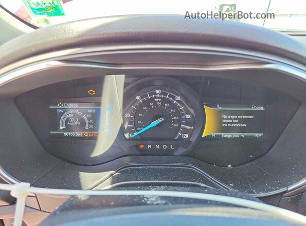 3FA6P0LU1LR123188 2020 FORD FUSION Red ხელსაწყოთა პანელის ხედი