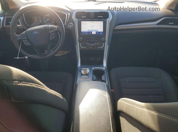 3FA6P0LU1LR142369 2020 FORD FUSION Black Dashboard view