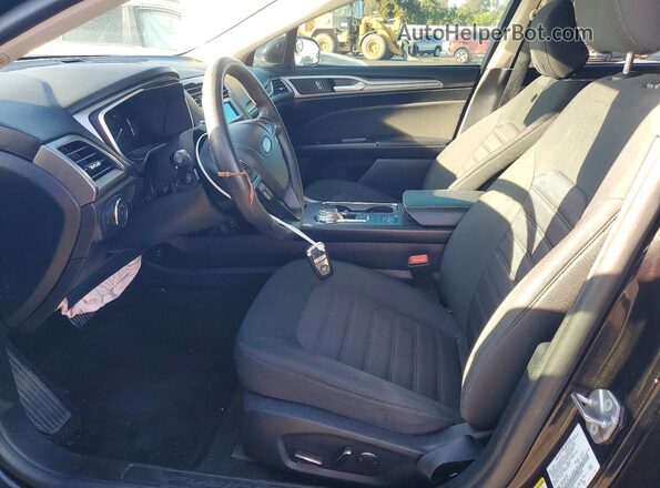 3FA6P0LU1LR142369 2020 FORD FUSION Black Front interior view