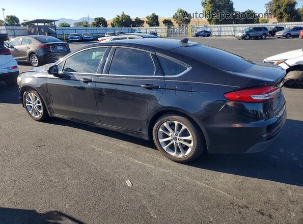 3FA6P0LU1LR142369 2020 FORD FUSION Black Rear left